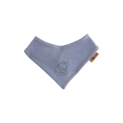 Afbeelding van Sterntaler Sjaal olifant fluweel blauw