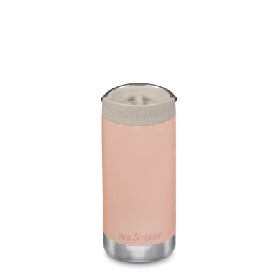 Afbeelding van Klean Kanteen Isolatiefles TKWide 355lml/12oz met koffiedop peach parfait drinkbeker koffie to go beker