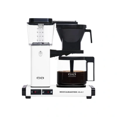 Afbeelding van Moccamaster KBG Select Koffiezetapparaat Matt White 5 jaar garantie