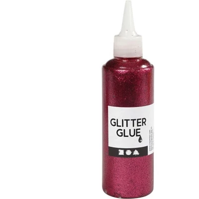 Afbeelding van Creativ Company Glitterlijm Roze, 118ml