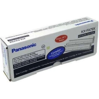 Afbeelding van Panasonic 2x KX FA79X Toner Zwart