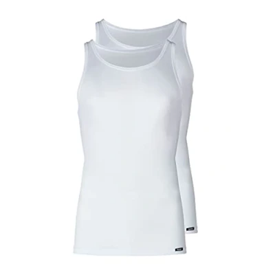 Afbeelding van Skiny Herenonderhemd (verpakking van 2), wit, L