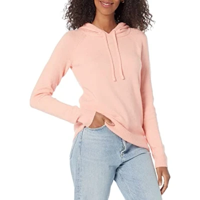 Afbeelding van Amazon Essentials Dames Soft Touch Hooded Pullover Sweater, Perzik, Medium
