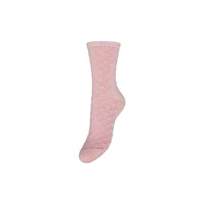 Afbeelding van Pieces dames sokken 1 pack Dots onesize DSS17094859 Roze