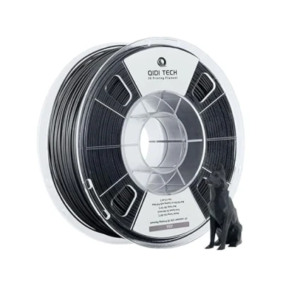 Afbeelding van QIDI TECH ASA Filament 1.75mm Zwart, 3D Printer 1kg Spool (2.2lbs), hoge UV bestendigheid, lage geur, perfect voor het afdrukken van Outdoor functionele onderdelen