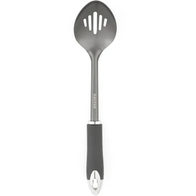 Afbeelding van Spoofstrainer met zoute sleuven serveren kookgerei Easy Clean Cosmos Matte Grey