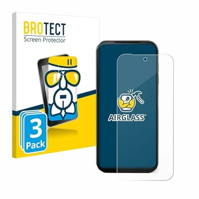 Afbeelding van BROTECT Screenprotector voor Fairphone 5 Folie Beschermfolie Beschermglas transparant (3 Stuks)