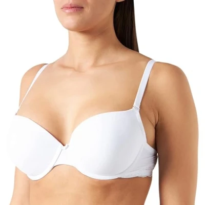 Afbeelding van Triumph Lovely Tshirt BH, Dames, Maat: 80C, White