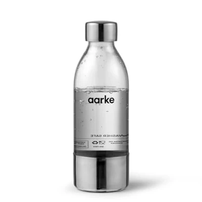 Afbeelding van Aarke Fles voor Bruiswatermaker Carbonator 3, BPA vrij, met details in Staal, 450ml