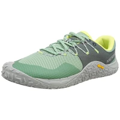 Afbeelding van Merrell Trail Glove 7 Hardloopschoenen neutraal, Dames, Maat: 38, Jade Kunststof/ textiel