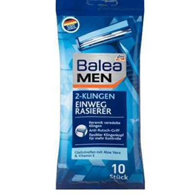 Afbeelding van Balea MEN Wegwerpscheermesjes met 2 scheerbladen (10 stuks)