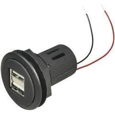 Afbeelding van PROCAR USB autolader voor installatie, 12 24 V