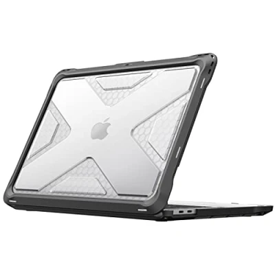 Afbeelding van Fintie Hoes compatibel met MacBook Pro 13 2020 2016 A2338 M1 A2289 A2251 A2159 A1989 A1706 A1708, Full Body robuuste hybride Beschermhoes TPU bumperhoes 13&quot;, (*Transparent)