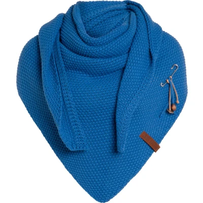 Afbeelding van Knit Factory COCO Halsdoek, Dames, Maat: One Size, Cobalt
