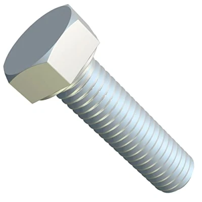 Afbeelding van M6x30 Zeskantbouten, dopschroeven metrische Geschikt voor metalen constructiewerk, automobielmachines, doe het zelf verzinkt staal Class 8.8 DIN933 6mm x 30mm (Pack of 10)