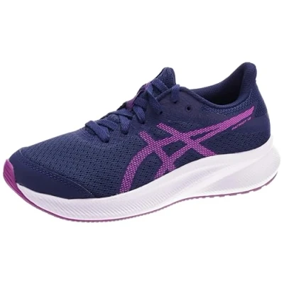 Afbeelding van Asics Patriot 13 Unisex Hardloopschoenen neutraal voor kinderen, Maat: 40, Blue expanse/bold magenta Textiel/ synthetisch