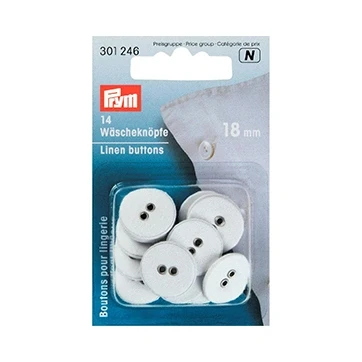 Afbeelding van Prym Linnenknopen 18mm Wit