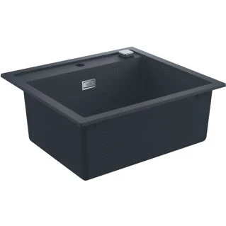 Afbeelding van Grohe rechthoekige enkele spoelbak bladmontage opbouw afvoerplug vuilafstotend waste hxbxd 200x560x510mm 31651ap0