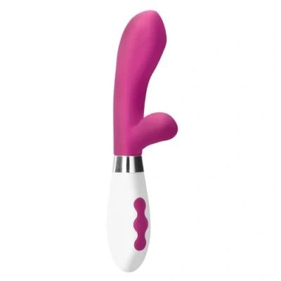 Afbeelding van Luna Oplaadbare Siliconen Vibrator met Clitorale Stimulatie Achilles 10 Snelheden Roze