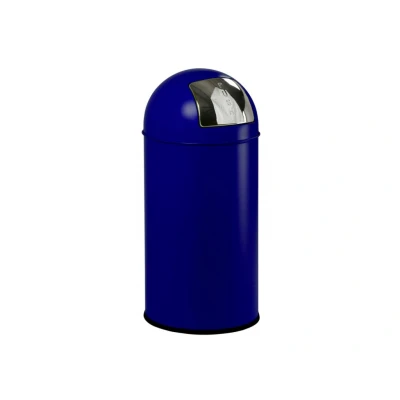 Afbeelding van Afvalbak 40ltr Eko Pushcan blauw