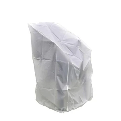 Afbeelding van weerbestendige beschermhoes voor stapelstoelen, 120 x 62 cm, tuinstoelen, afdekhoes, weerbestendig, hoes, waterdicht, tuinstoel