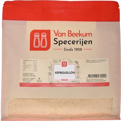 Afbeelding van Van Beekum Specerijen Kipbouillon 1 kilo (hersluitbare stazak)