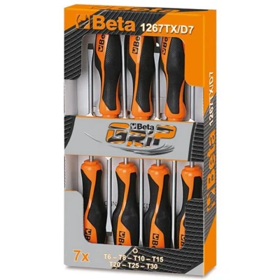 Afbeelding van Beta 1267TX/D7 Schroevendraaierset Torx BetaGrip 7 Delig 012670307