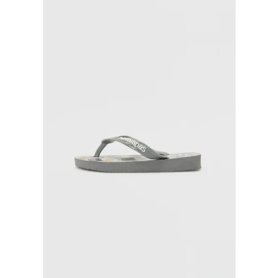 Afbeelding van Havaianas Kids Minecraft slipper met logo in de kleur Grijs, maat: 27/28
