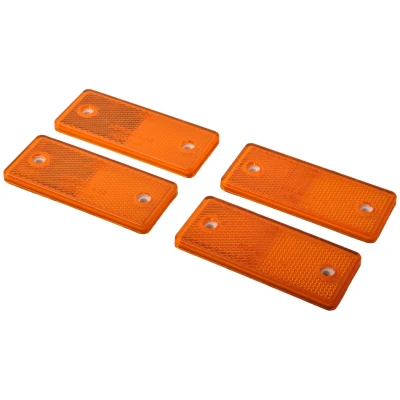 Afbeelding van WAS Oranje/gele reflector 96x42 mm zelfklevend