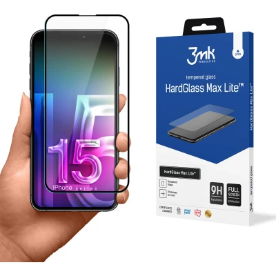 Afbeelding van Apple iPhone 15 Plus 3mk HardGlass Max Lite