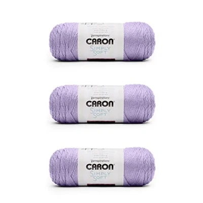 Afbeelding van Caron Simply Soft Orchid Garen 3 Pack van 170g/6oz Acryl 4 Medium (Worsted) 315 Yards Breien/Haken