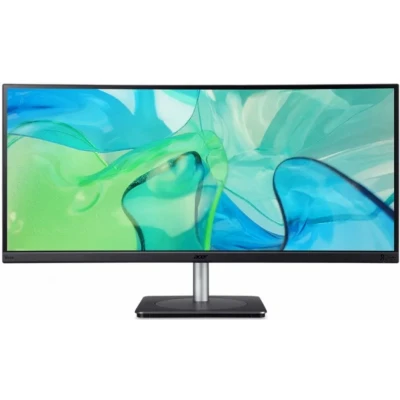 Afbeelding van Acer CB343CUR computer monitor 86,4 cm (34 ) 3440 x 1440 Pixels UltraWide Quad HD LED Zwart, Zilver