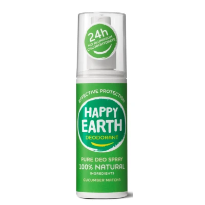 Afbeelding van Happy Earth 100% Natuurlijke Deo Spray Cucumber Matcha