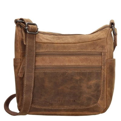 Afbeelding van Hide &amp; Stitches Idaho Schoudertas Bruin