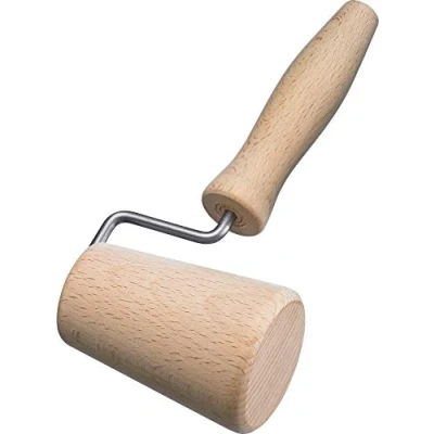 Afbeelding van Westmark Deegroller voor bakvormen, conisch gevormd, ronde beukenhout, ø 5,3 cm, hout, Woody, lichtbruin, 30032270