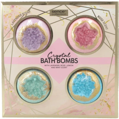 Afbeelding van Sence Bruisbal Crystal Bath Bomb Geschenkset 1 set