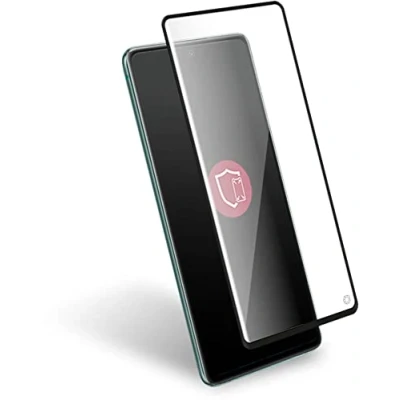 Afbeelding van Force Case, Schermbeschermer Geschikt voor Samsung Galaxy A72 4G in origineel 2.5D organisch glas, Transparant