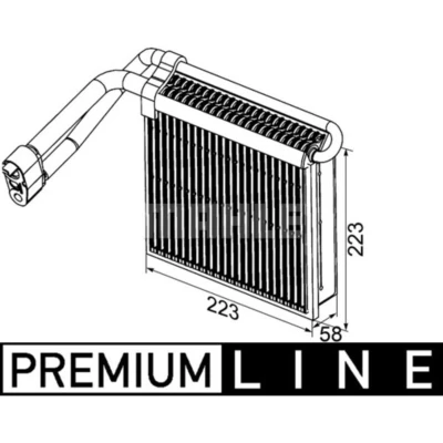 Afbeelding van Mahle Original Airco verdamper AE 98 000P
