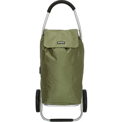 Afbeelding van Beagles Boodschappen Trolley Olijfgroen