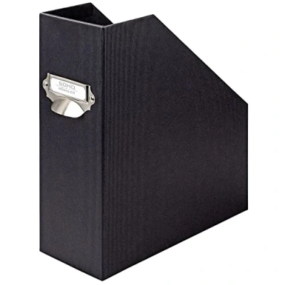 Afbeelding van Rössler Papier 1318452701 S.O.H.O. Stehsammler für DIN A4, mit Griff und beschriftbarem Einsteckschild, 11,5 x 26 31,5 cm, Schwarz, 1 Stück