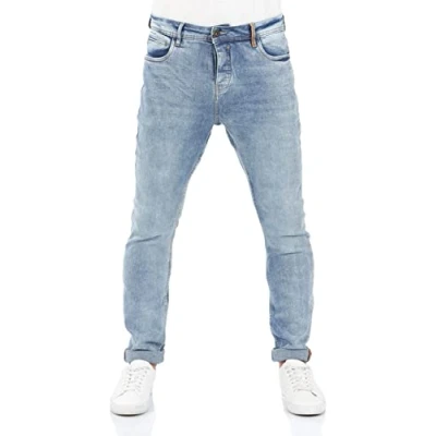 Afbeelding van riverso RIVToni Tapered Herenjeans, tapse pasvorm, katoen, denim, stretch, zwart, blauw, grijs, W29, W30, W31, W32, W33, W34, W36, W38 en W40, 34W / 32L