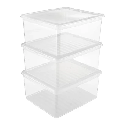 Afbeelding van keeeper Opbergbox Bea 3x 18 l, met air control systeem (set, 3 stuks)