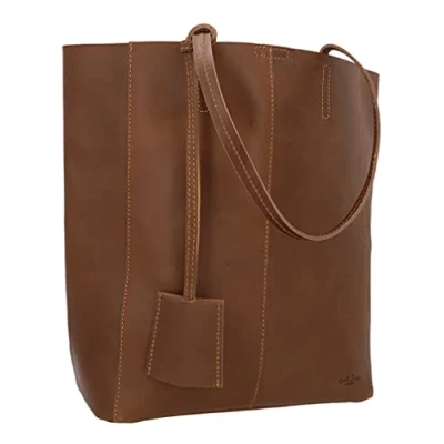 Afbeelding van Gusti Leder Cassidy Shopper, Maat: One Size, Brown