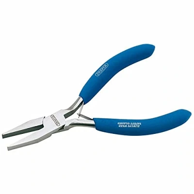 Afbeelding van Draper 60741 38A Carbon Steel platte neus tang, 125mm, blauw