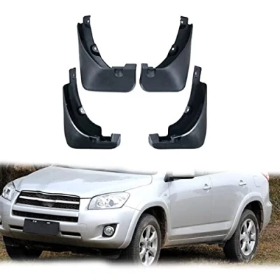 Afbeelding van Auto Spatbord Spatlappen Guard Splash Flap Spatborden Accessoires Voor Toyota RAV4 2006 2007 2008 2009 2010 2011 2012 XA30 (Color : Whit Wheel Eyebrow)
