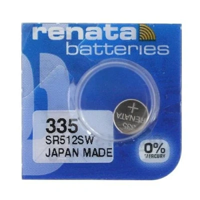 Afbeelding van 1 x Renata 335 Swiss Made Lithium Coin Cell Batterij SR512SW