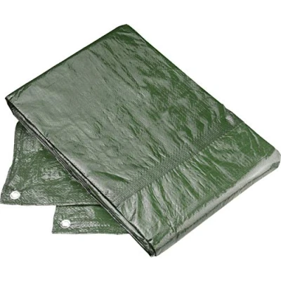 Afbeelding van Connex FLOR80445 Beschermzeil, 3 x 4 m, 80 g/m2, aan beide zijden gecoat, waterafstotend en UV gestabiliseerd, schimmelbestendig, van polyethyleen, zeildoek, afdekzeil, tuinzeil, m