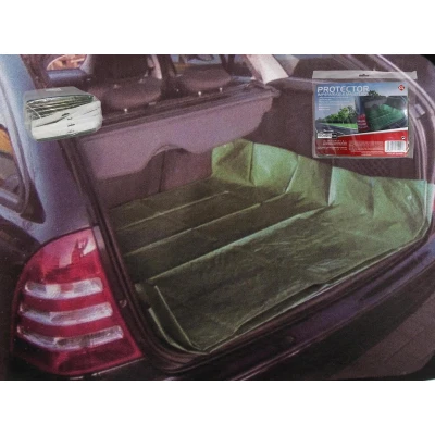 Afbeelding van Gerimport Auto Kofferbakbeschermer 180 X 125 Cm Polyester Groen