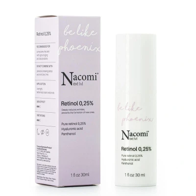 Afbeelding van Nacomi Be Like Phoenix Retinol Serum 0,25% 30ml.