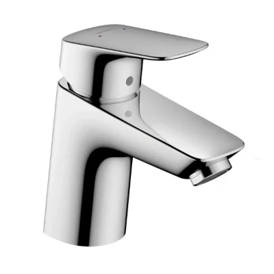Afbeelding van Hansgrohe Logis 1 greeps wastafelmengkraan 70 met Push Open afvoer